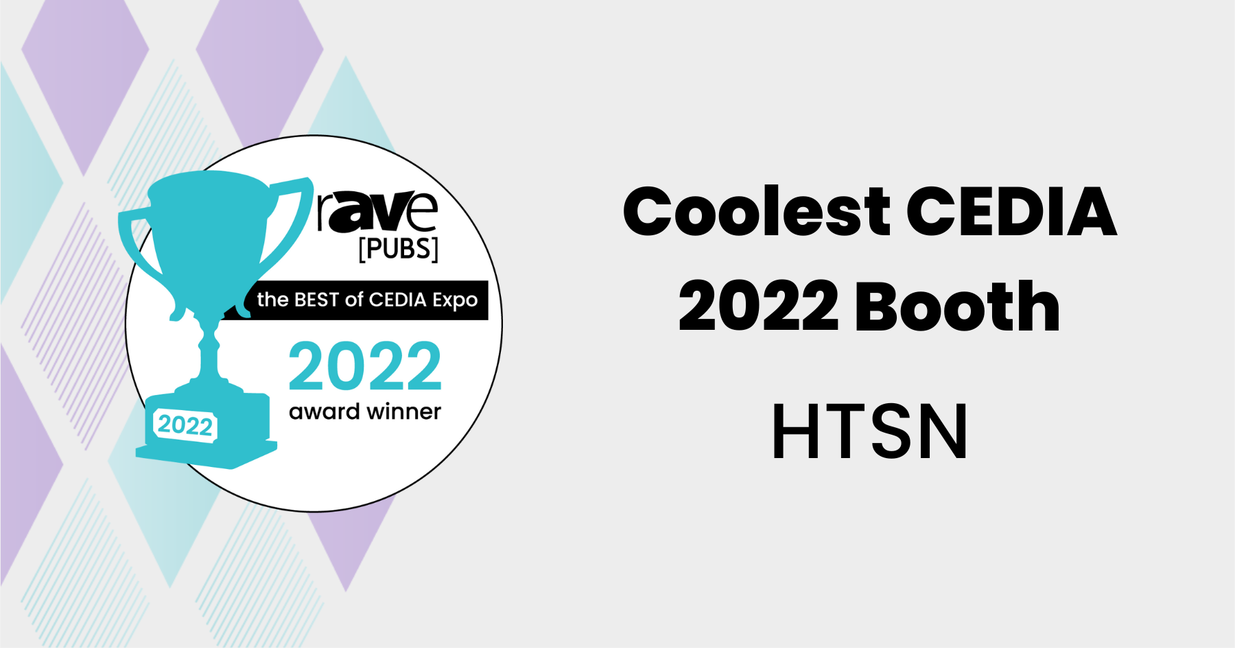 cedia expo coolest booth rave pubs HTSN tiny home NMG