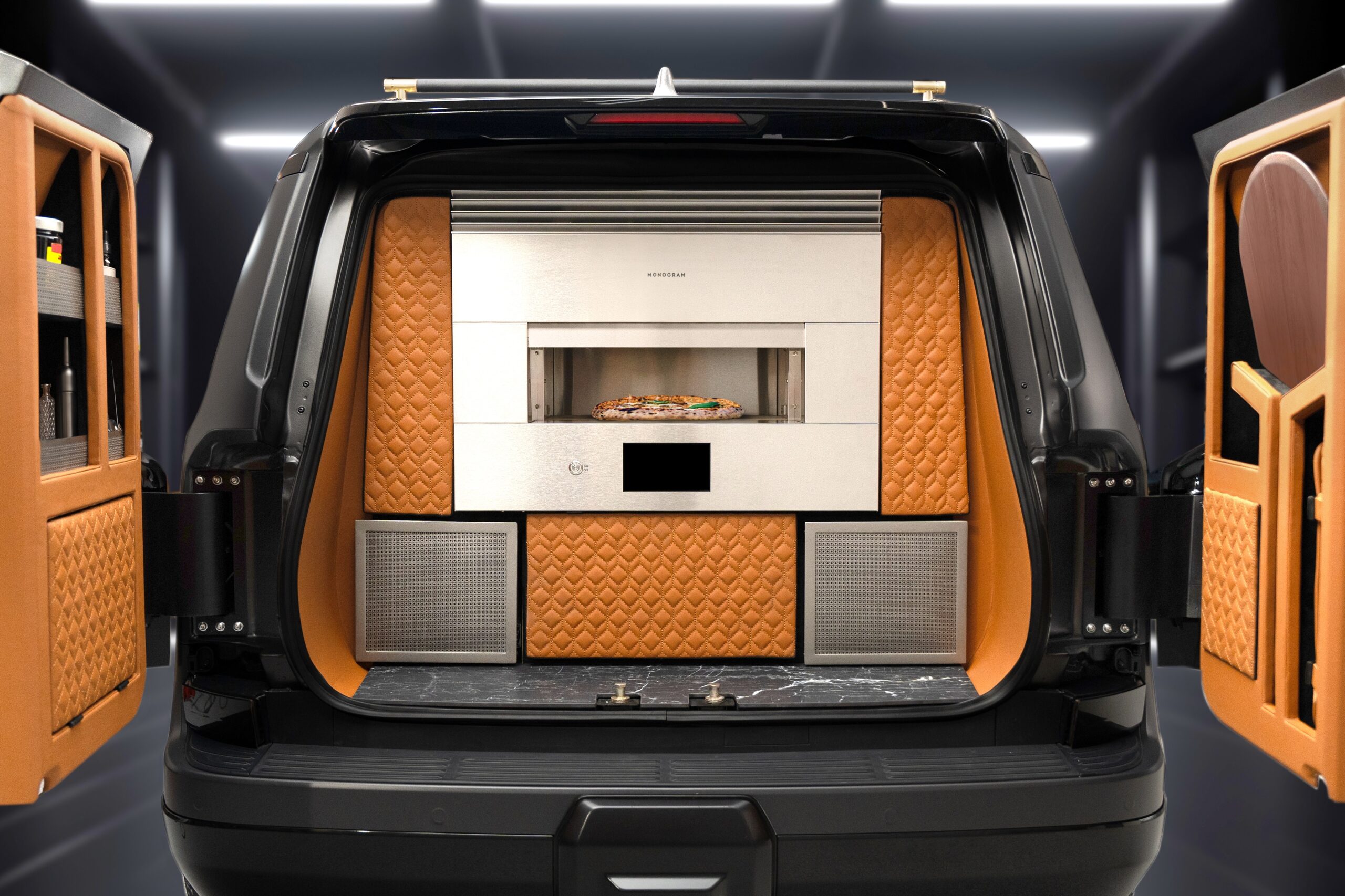 Monogram GX concept car featuring an electric pizza oven