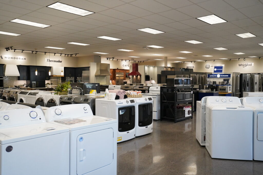 Appliance store displays
