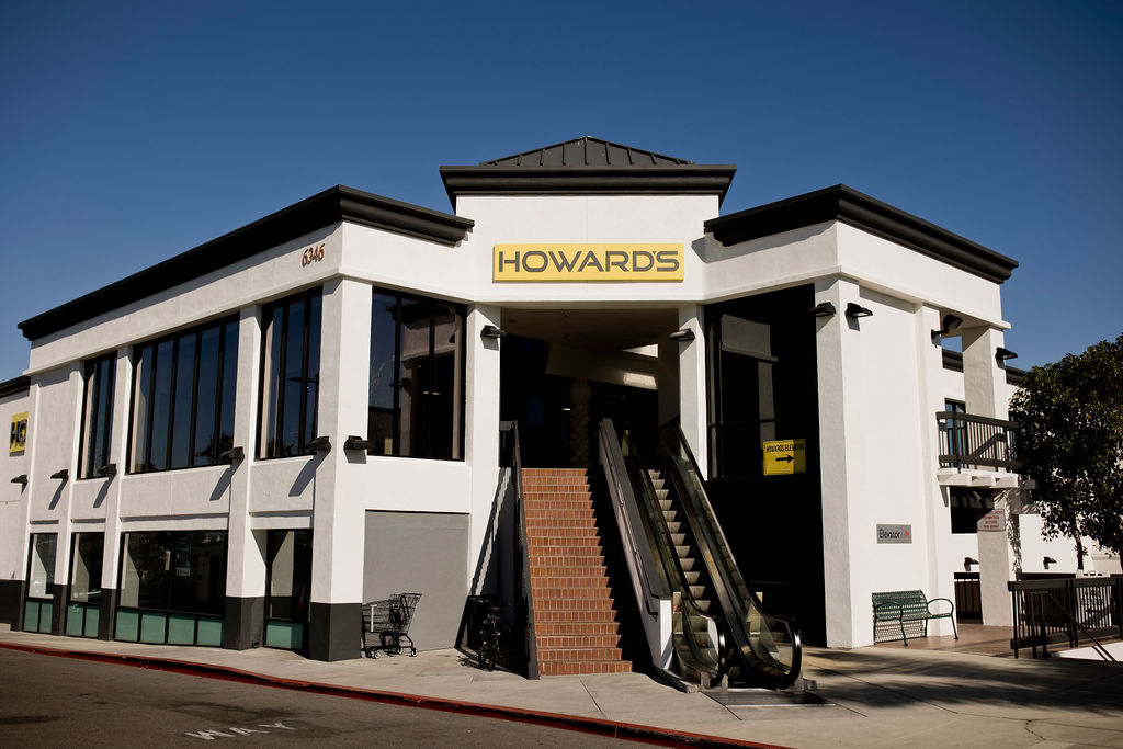 Howard's store front in Long Beach, CA