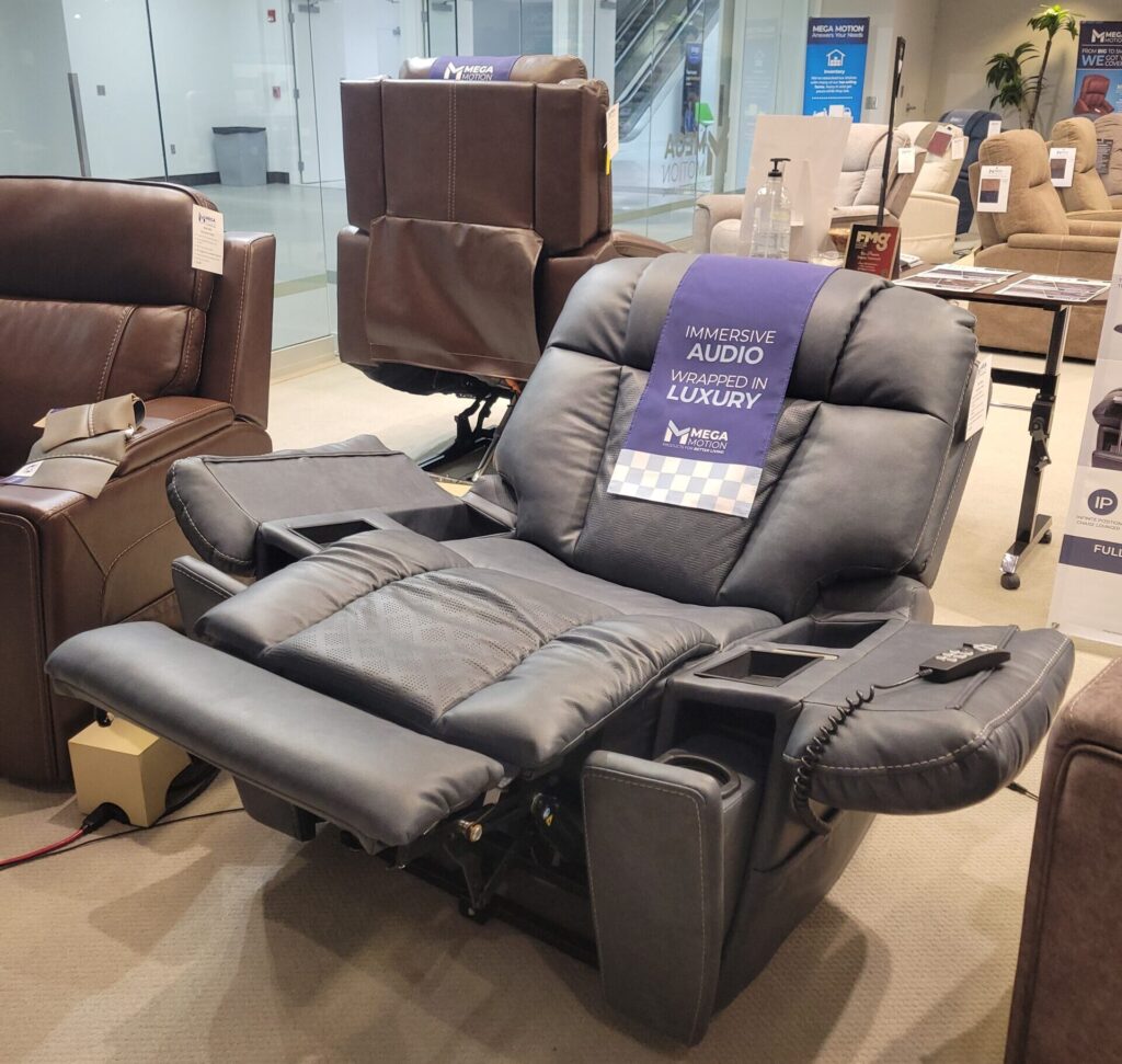 Mega Motion immersive audio recliner lift chair
