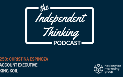 250: King Koil’s Christina Espinoza with NMG’s Jeff Rose