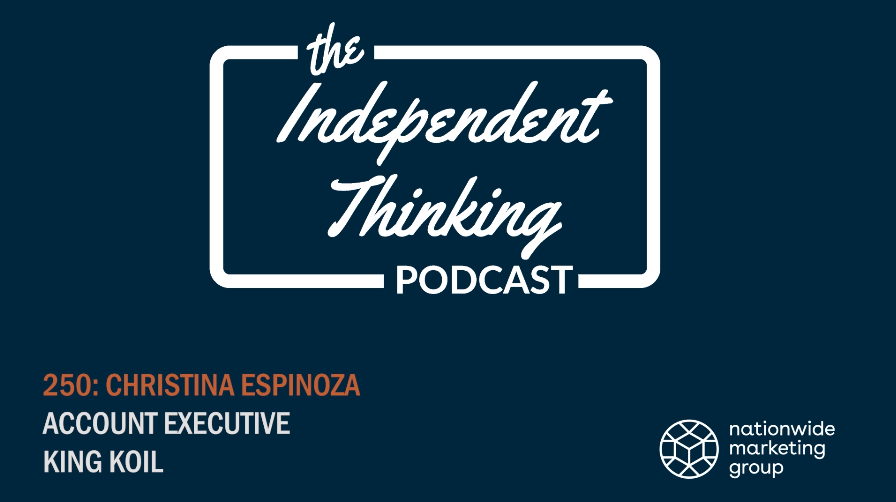 250: King Koil’s Christina Espinoza with NMG’s Jeff Rose