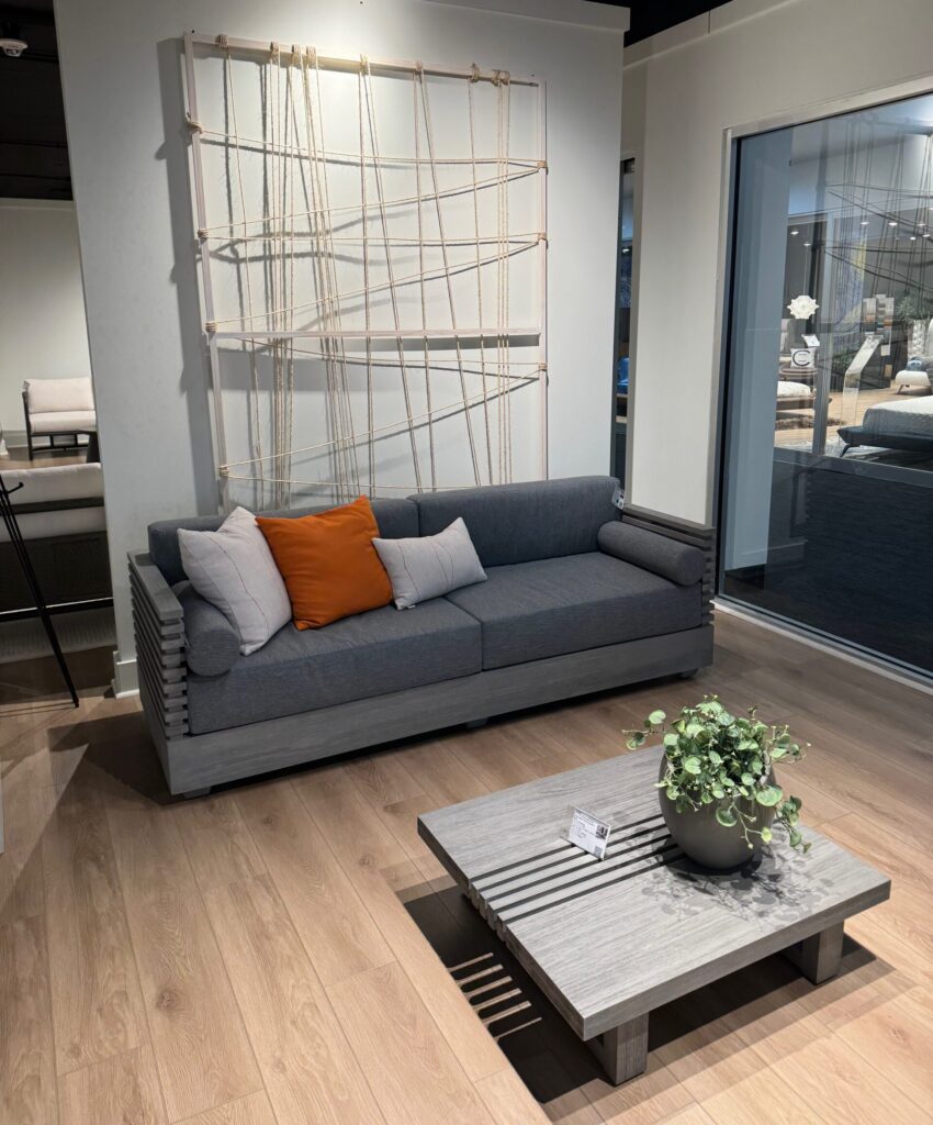 Furniture Showroom at High Point Market featuring a living room display