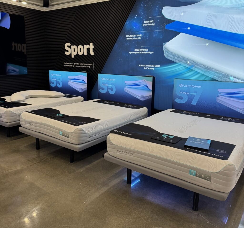 Bedgear showroom at High Point Market