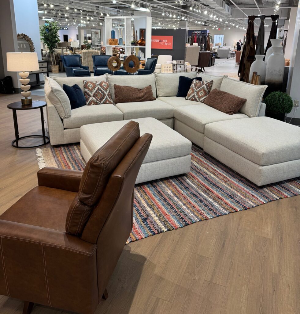 Furniture showroom at High Point in North Carolina