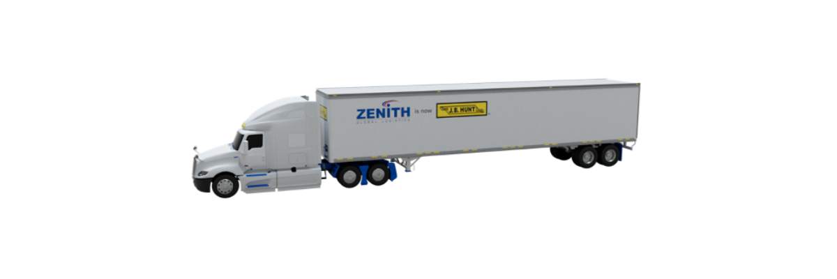 J.B. Hunt semi truck