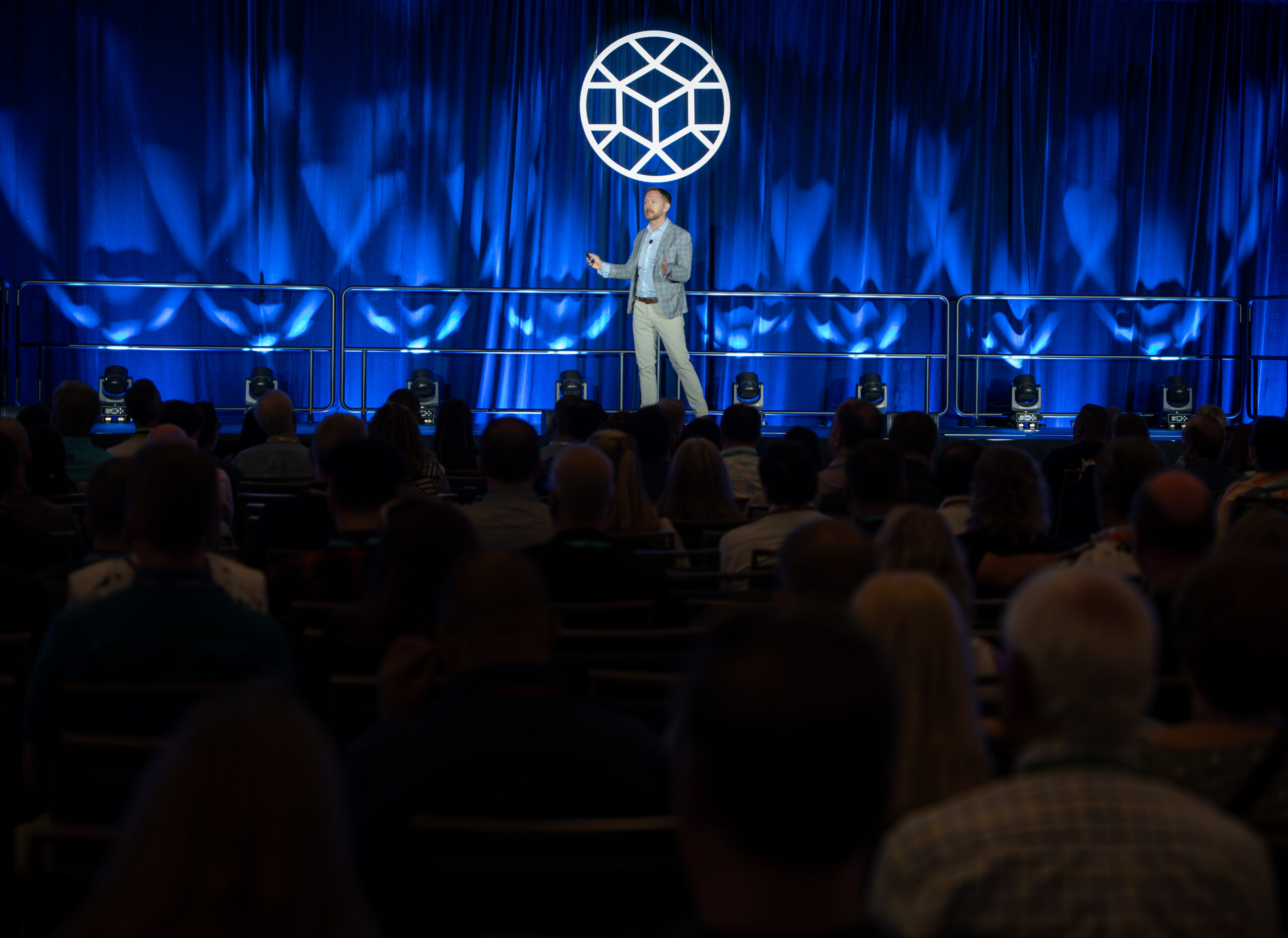 Mike Bechtel keynote speaker on stage